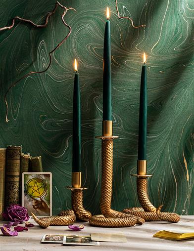 Serpentine 7 X 6" Candlestick 34904