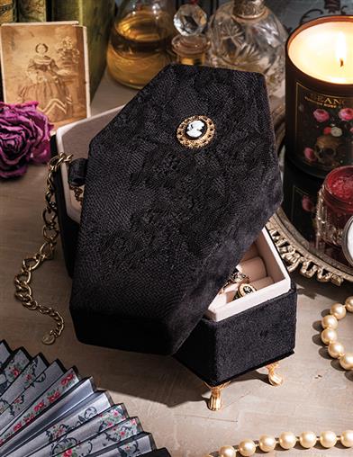 Dearly Departed Coffin Jewelry Box 34921  by Victorian Trading Co