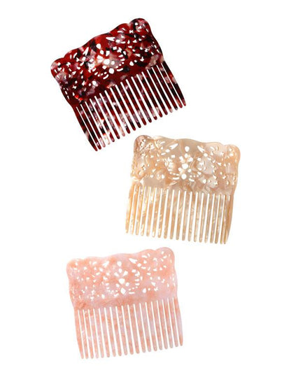 Pearlescent Hair Combs (set Of 3) 34933
