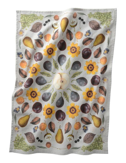Autumnal Fruits Vintage Flour Sack Towel 34966 by Victorian Trading Co