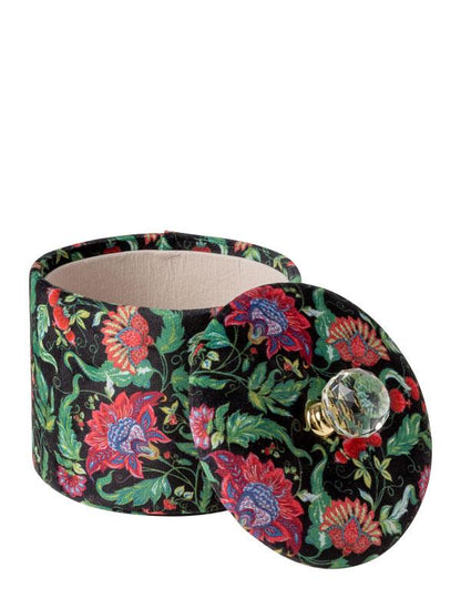 Jacobean Velvet Storage Rounds (set Of 2) 35002
