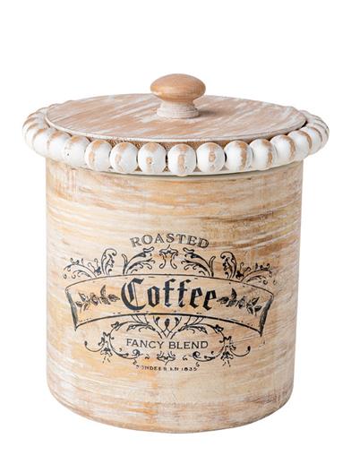 Quaint Cottage Coffee Canister 35029 by Victorian Trading Co