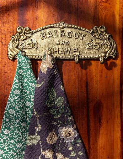 Haircut And Shave Wall Hooks 35056