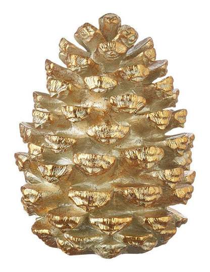9" Gilded Grandeur Pinecone 35067 Victorian Trading Co
