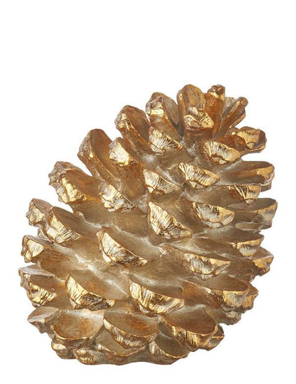 11" Gilded Grandeur Pinecone 35068 Victorian Trading Co