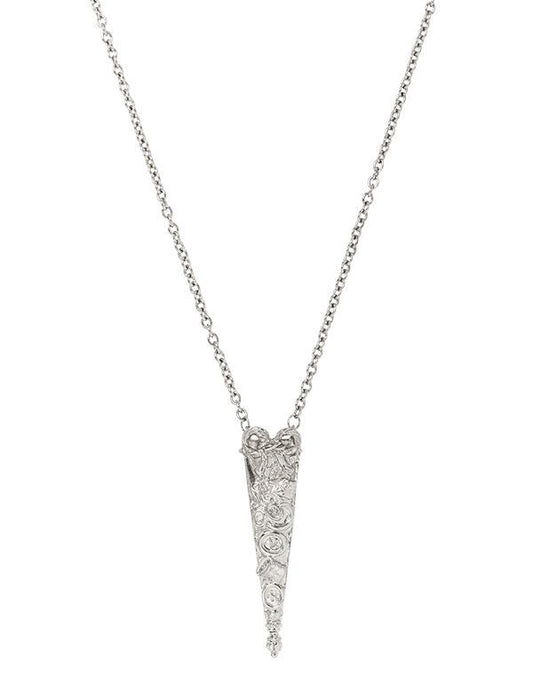 Silver Tone Scissor Holder Necklace 35111 by Victorian Trading Co