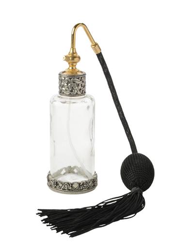 Vintage Pewter Perfume Atomizer 35113
