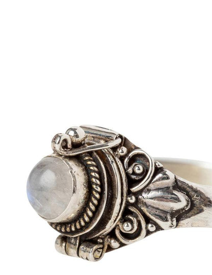 Moonstone Poison Ring 35157