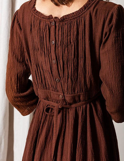 April Cornell Walnut Dress Size Xtra-Large 35285 by Victorian Trading Co