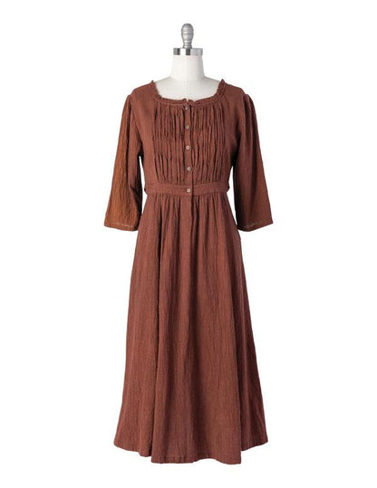April Cornell Walnut Dress Size Xtra-Large 35285 by Victorian Trading Co
