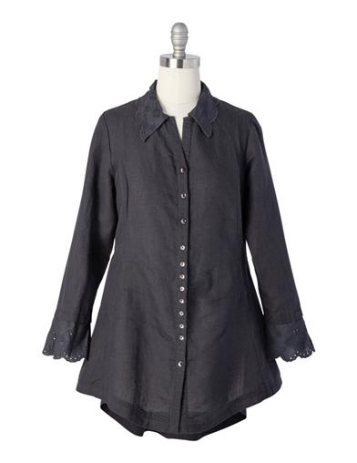 April Cornell Camille Eyelet Lace Tunic 35287 by Victorian Trading Co