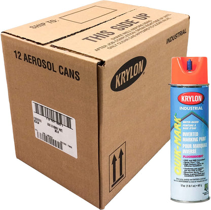 MARKING PAINT: FLUORESCENT ORANGE, 20 OZ. Work Day, Orange